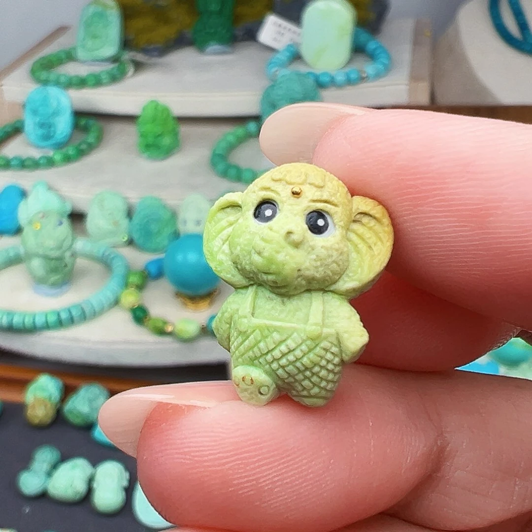 绿松石未镶嵌主播万珍