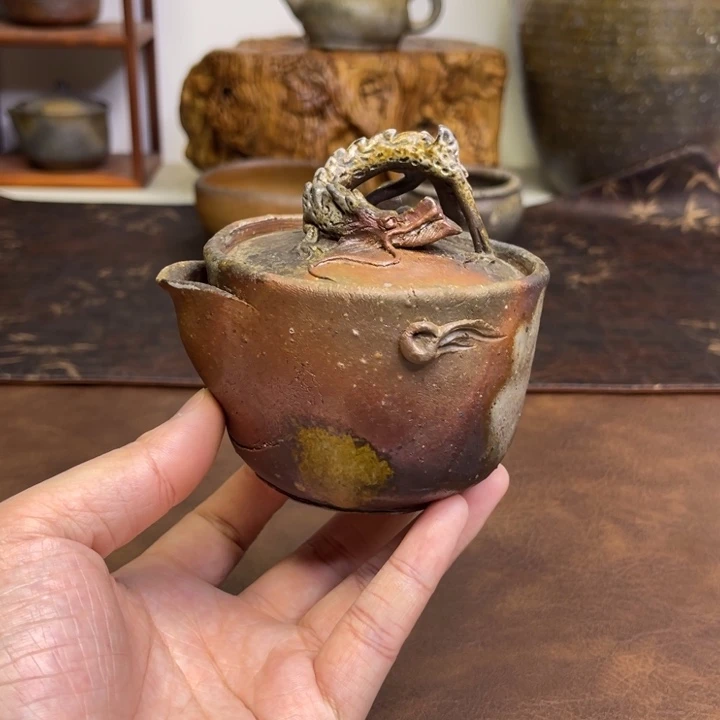 备前烧作品佐藤圭秀，微瑕
