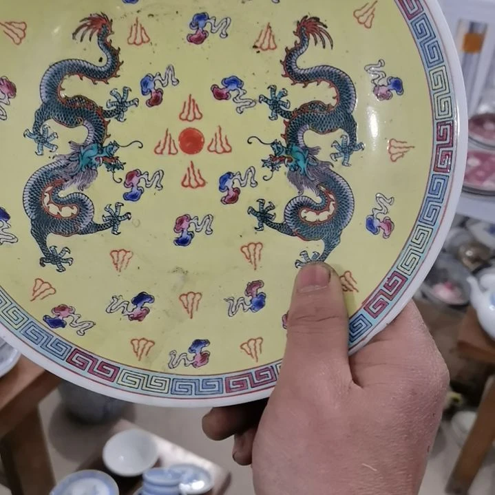 当代瓷器陶瓷工艺品胖*