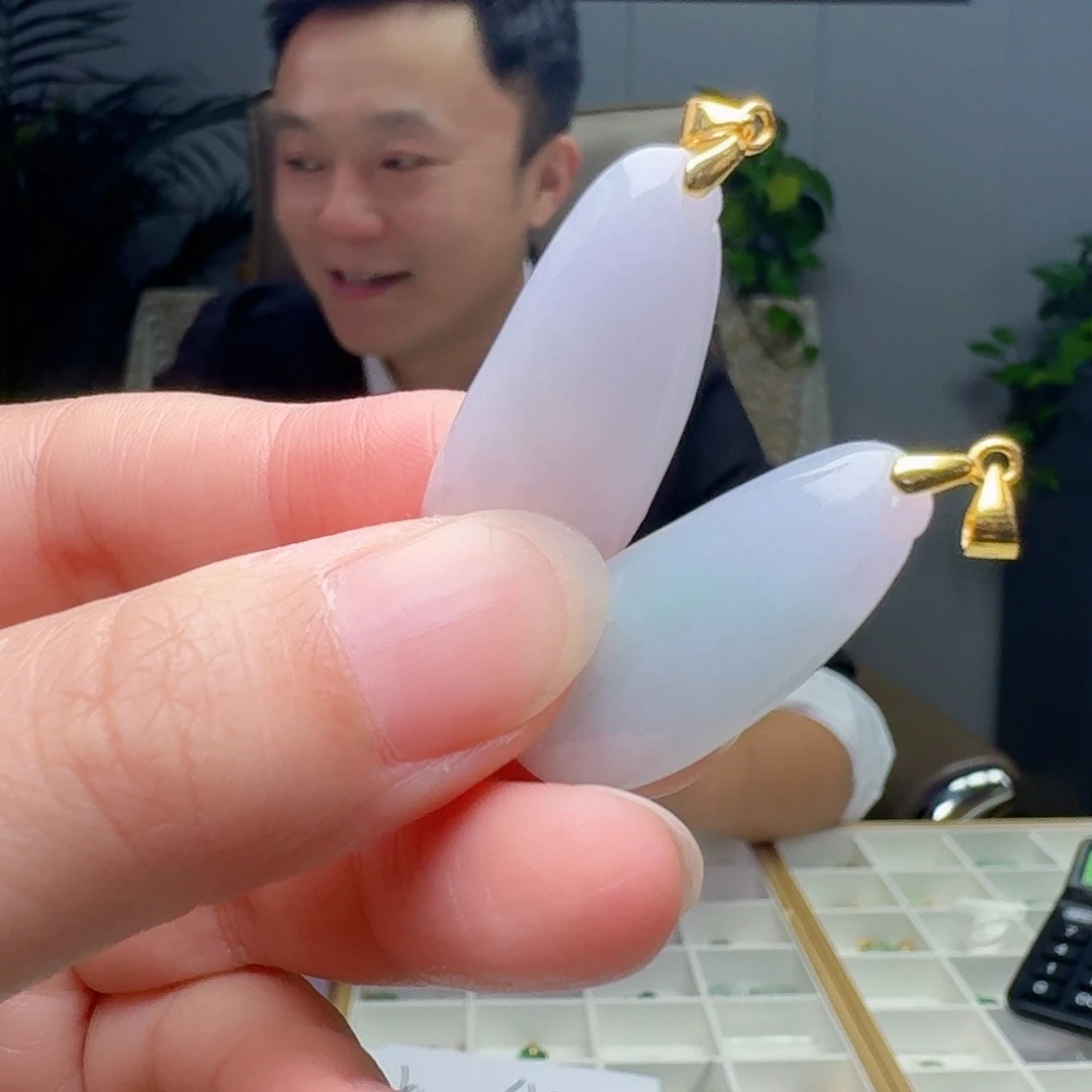 翡翠银S925镶嵌吊坠(不含链)多样性发货其一