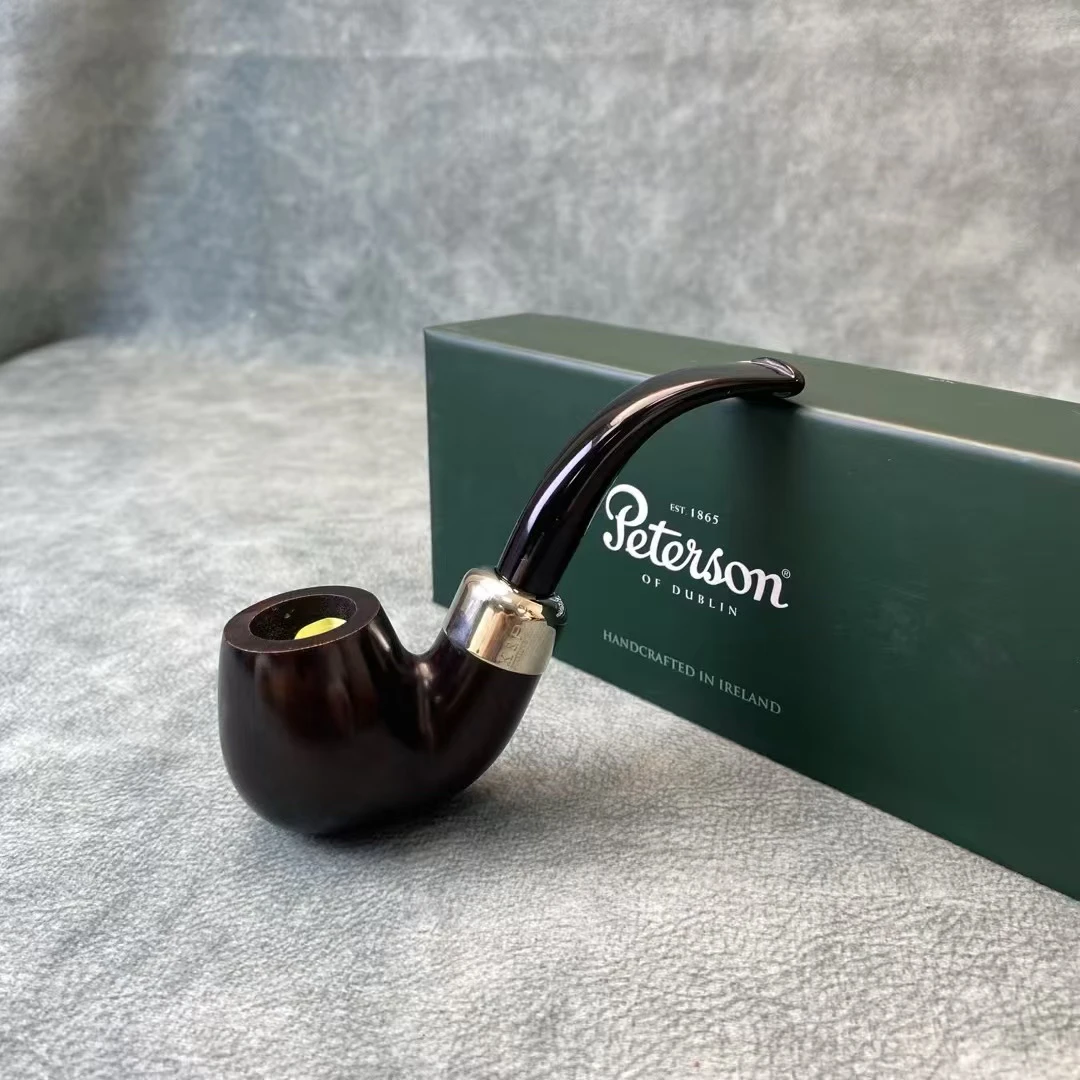 爱尔兰彼得森军插9mm光面带滤芯烟斗