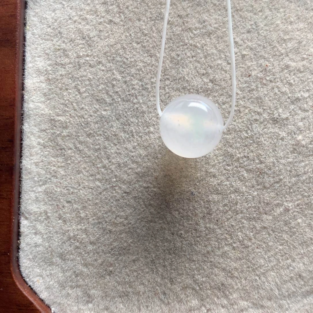 未镶嵌手链翡翠正冰白冰飘绿11.9mm有包容