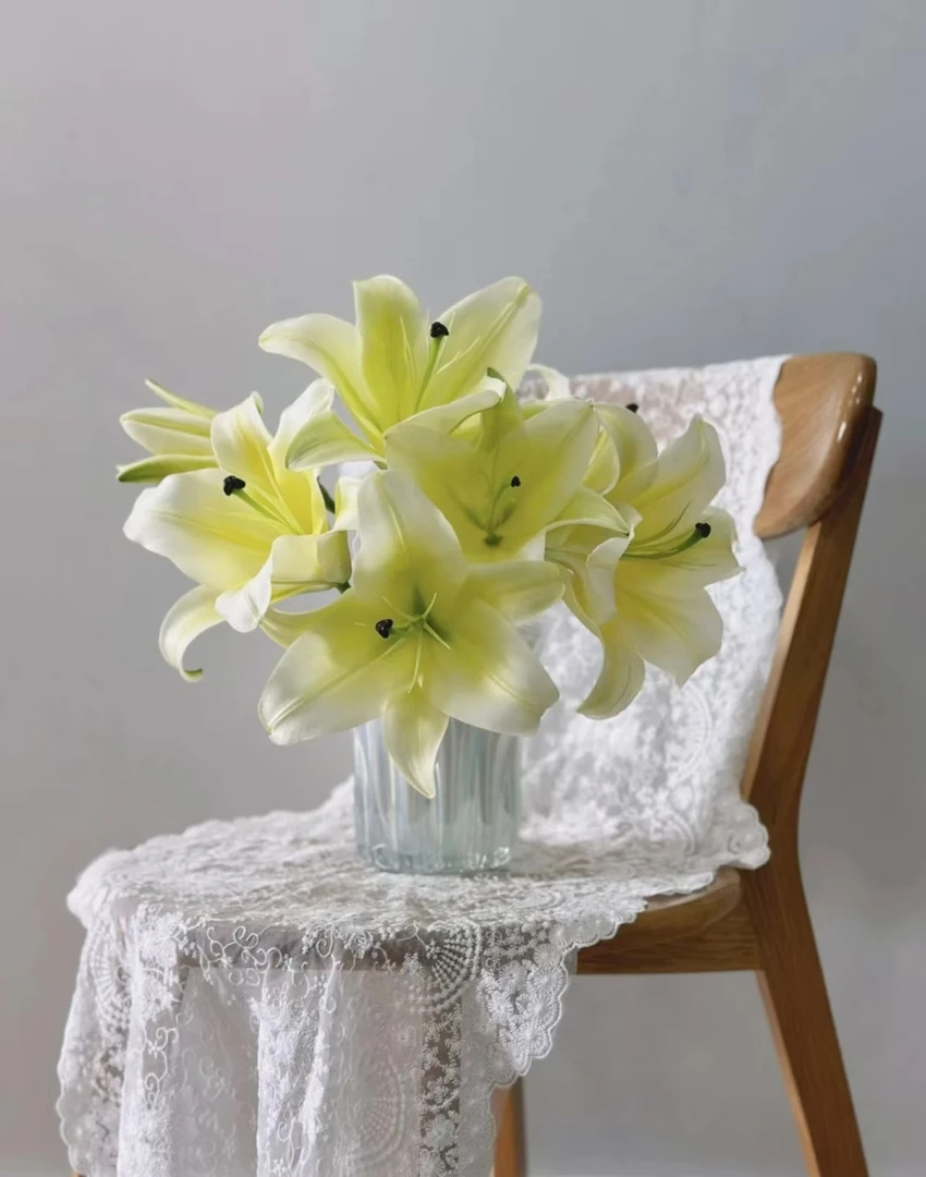 Z14热卖OT黄天霸百合花 单瓣大花型 浓郁芳香鲜花 3枝/5枝/10枝装