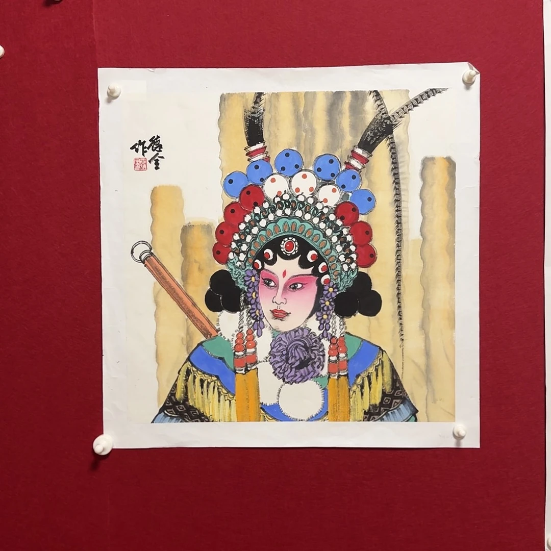 国画纯手绘国画作品