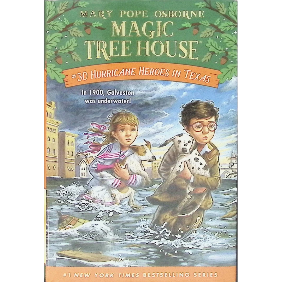 神奇树屋原版书英语绘本德克萨斯州的飓风Heroes冒险故事