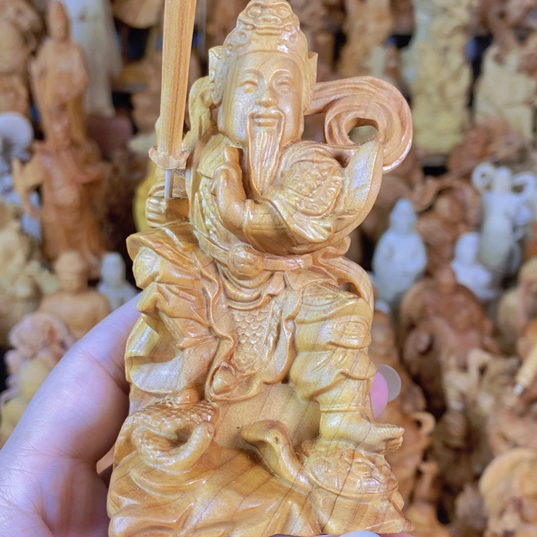 木微瑕崖柏10厘米玄天蛇龟