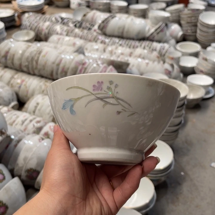 醴陵星火釉上13.5厘米碗4个玖**?