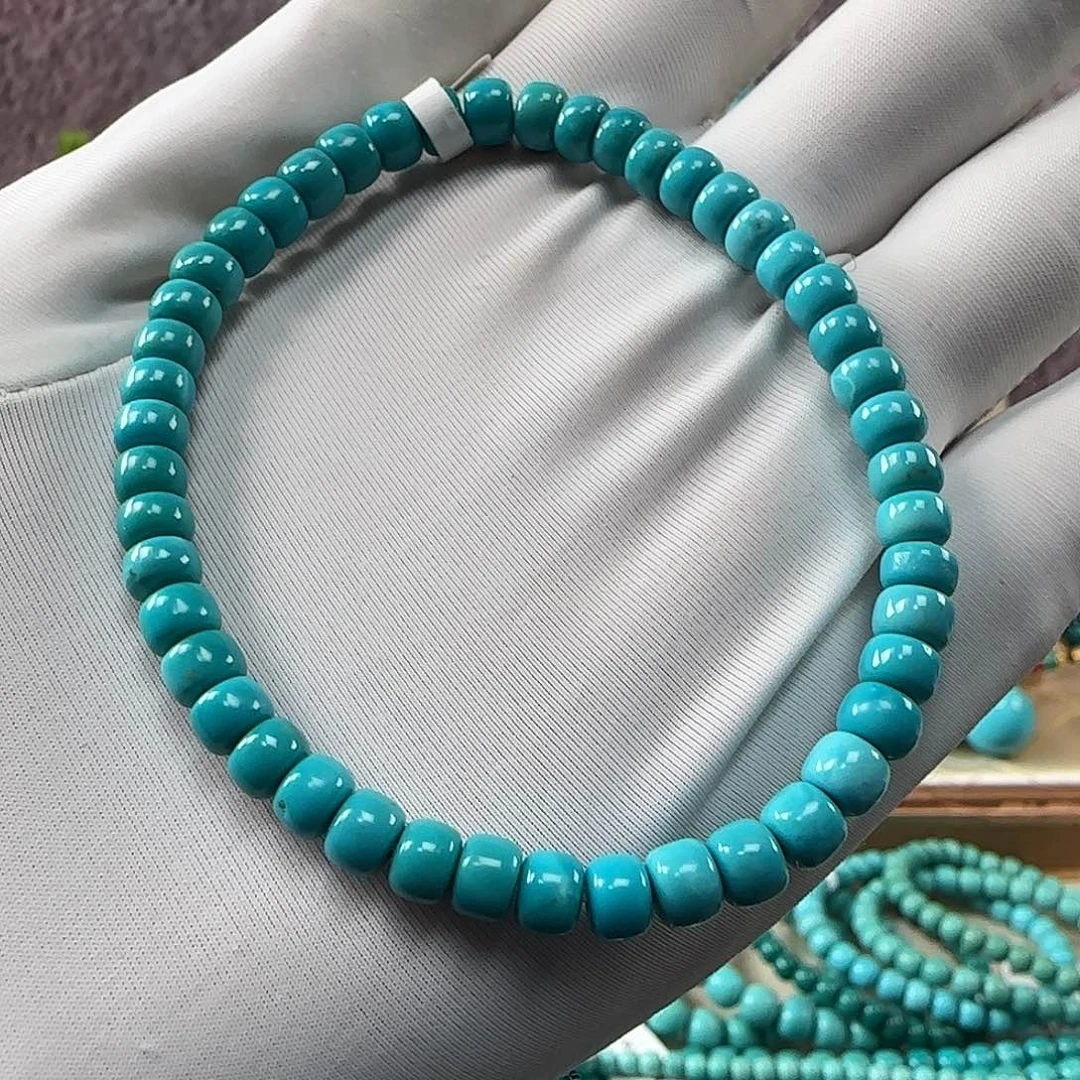 绿松石未镶嵌手串5mm+