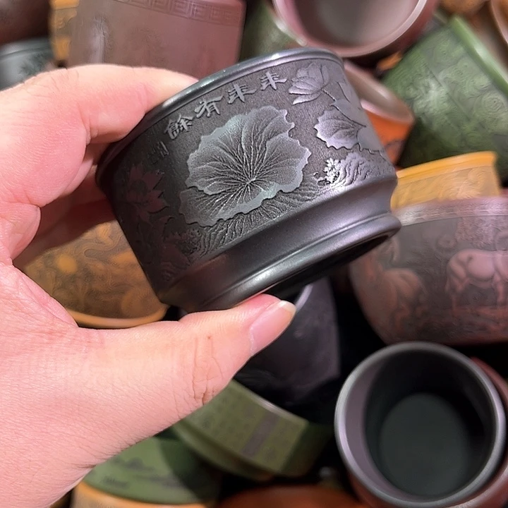 茶杯紫砂全手工紫砂主人杯