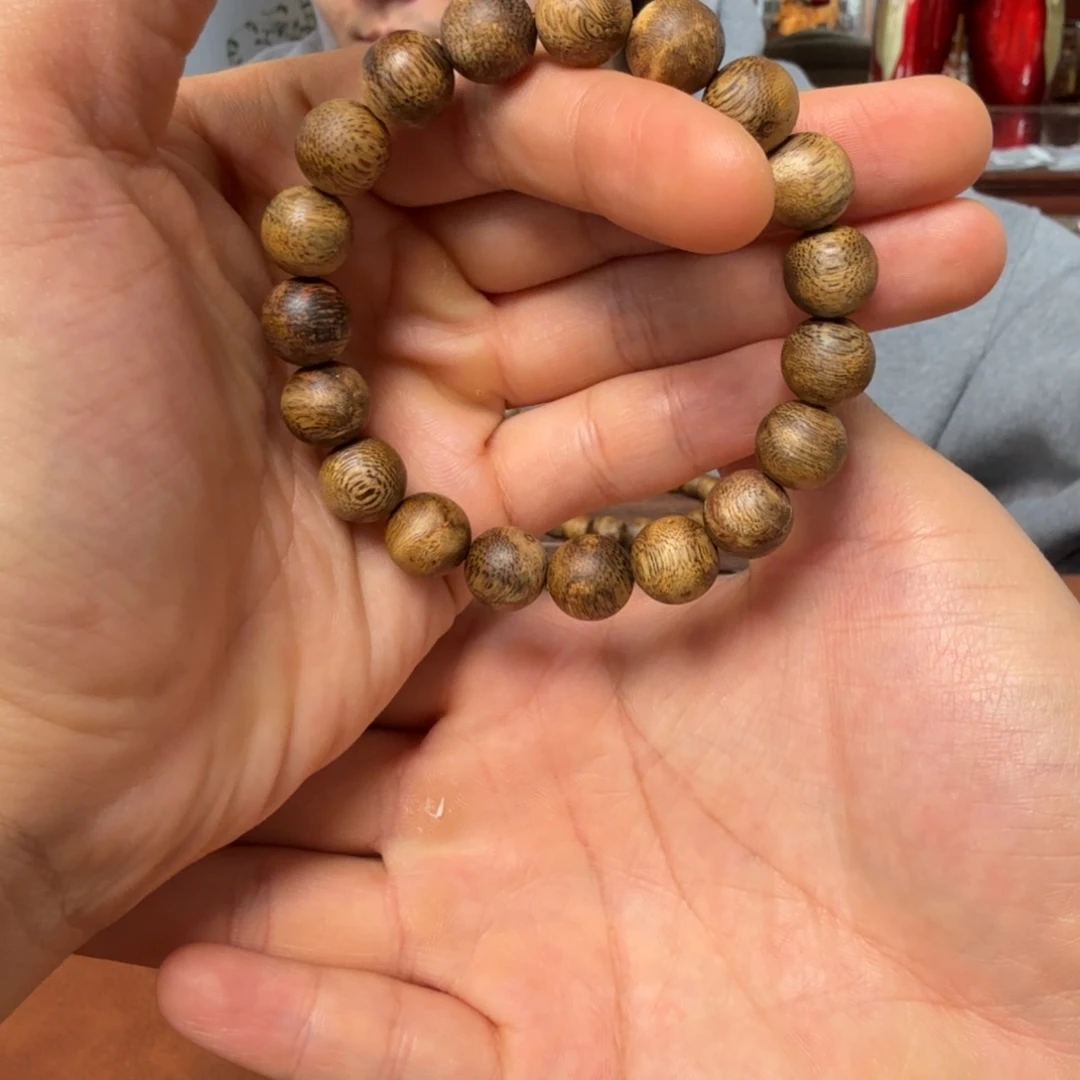 沉香手串漏漏漏 11mm圆珠