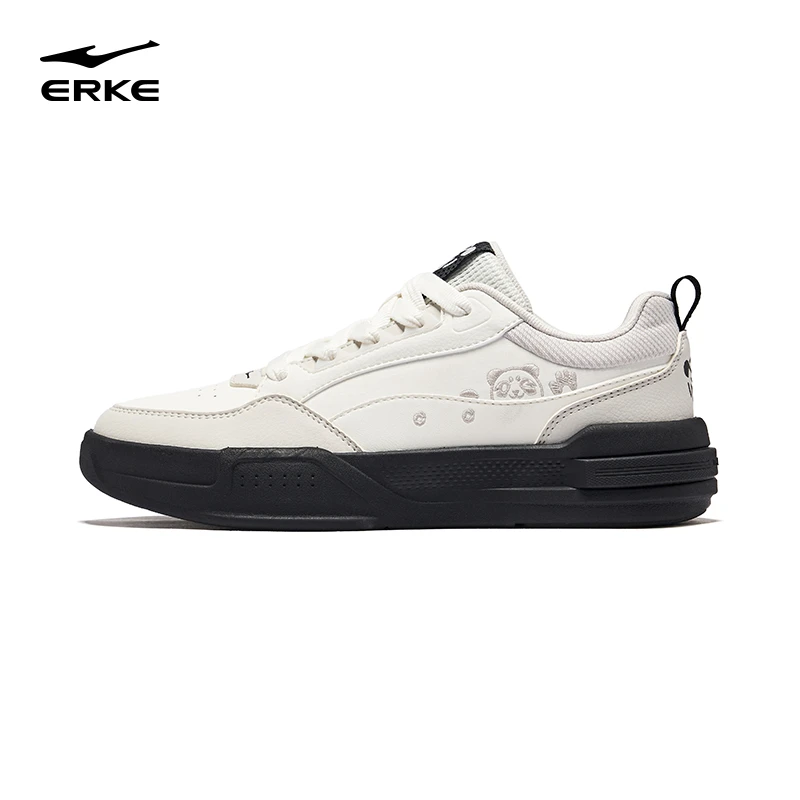 鸿星尔克电池熊猫4lite丨2025新款情侣板鞋吉祥熊猫百搭休闲鞋