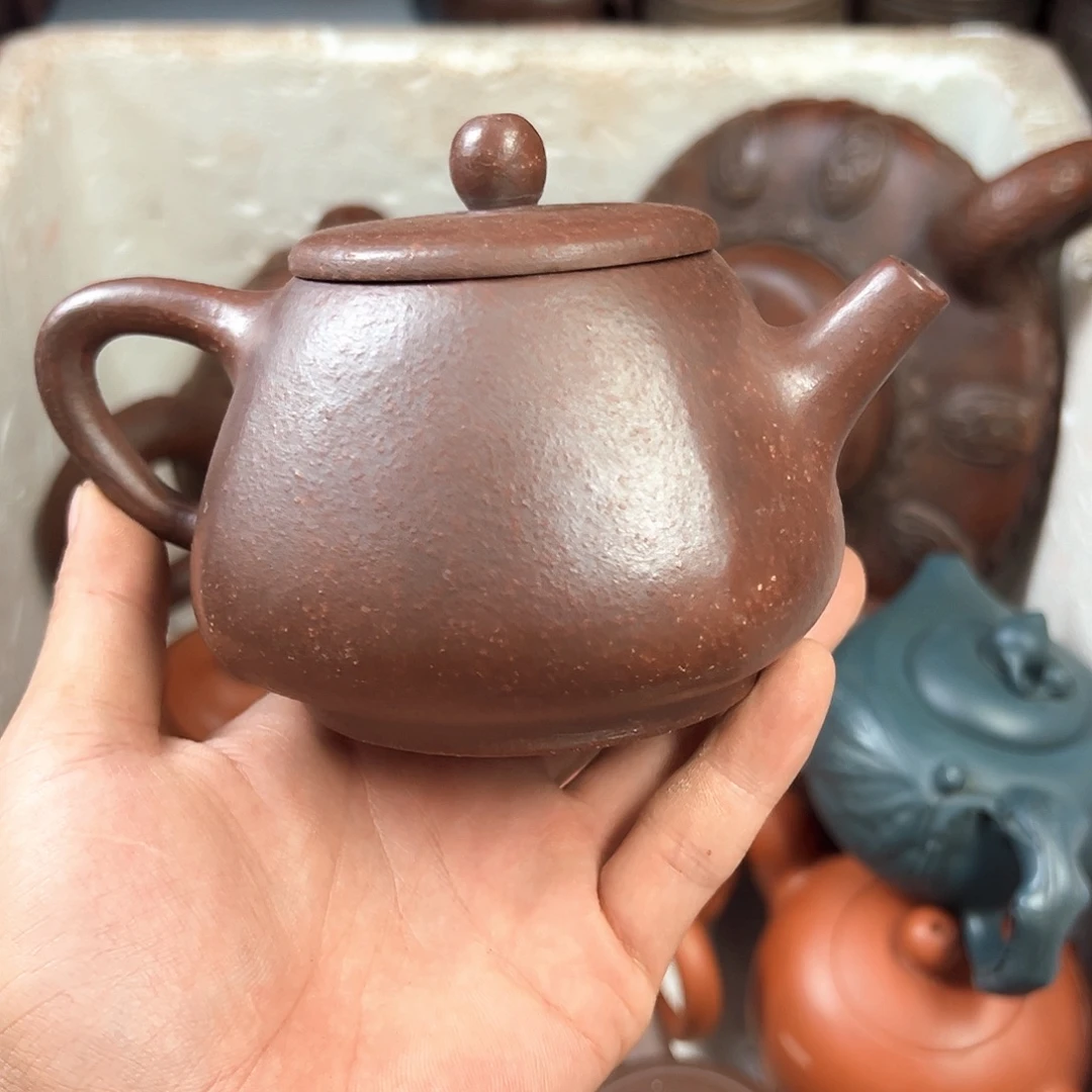 茶壶紫砂宜兴原矿紫砂壶400毫升容量