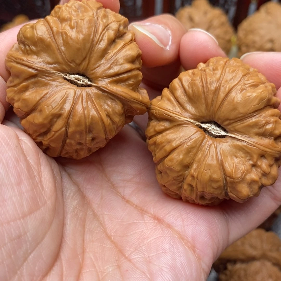 文玩核桃把件肉球毕业南瓜41+尺