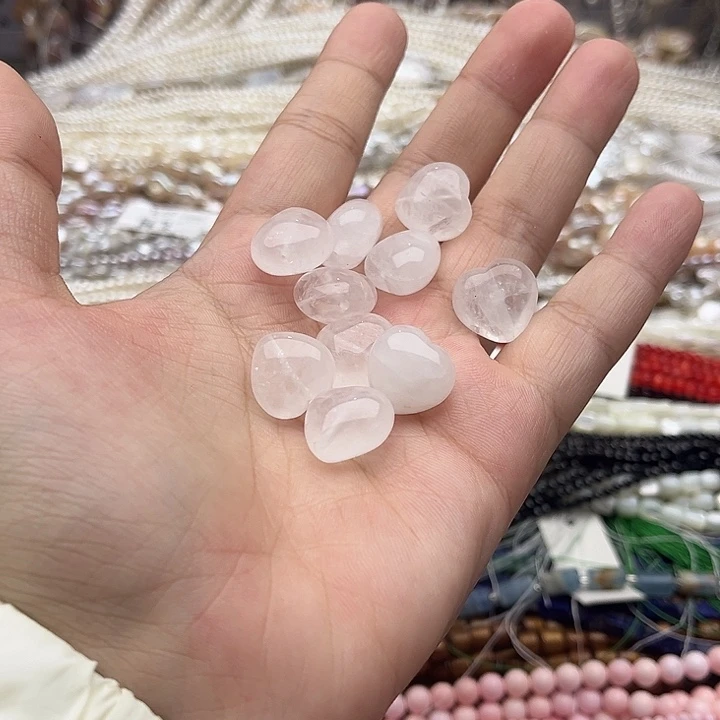 未镶嵌玛瑙/玉髓珠宝半成品5个15mm左右白阿塞屁桃