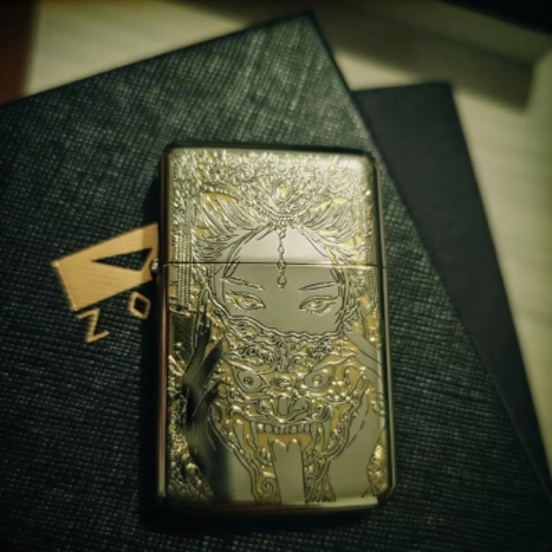 【佐罗三代】999白镍扎吉拉姆古典美女打火机（自行加油）z