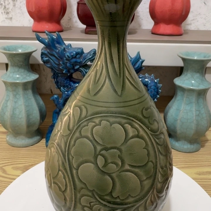 瓷片手工制作陶瓷摆件