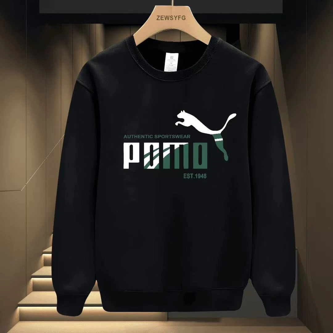 秋冬季高档潮牌套头卫衣青年男女款潮流百搭长袖男士休闲圆领上衣