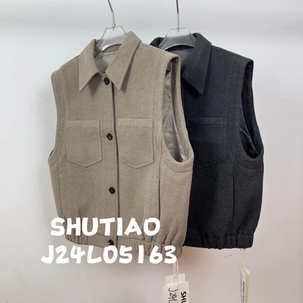 【SHUTIAO】2024秋冬：新款小众设计款马甲J24L05163