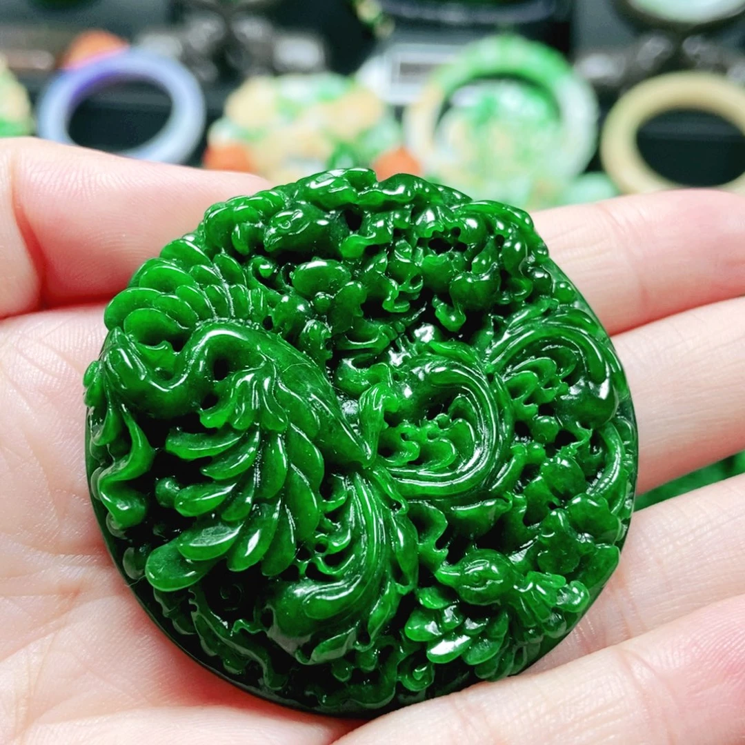 颈饰未镶嵌翡翠翡翠吊坠