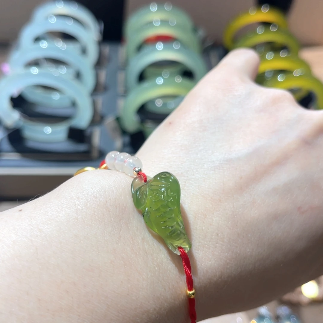 岫玉手镯未镶嵌手镯