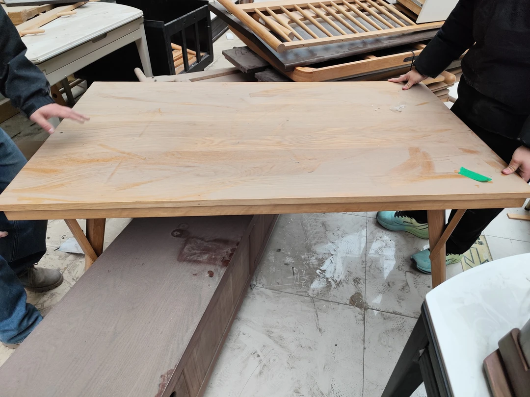 餐桌 橡木 140*80*75 瑕疵无售后