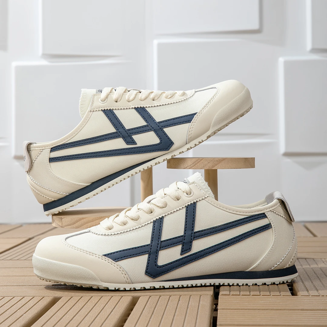 2025冢虎夏季 透气冰丝帆布 一脚蹬 时尚百搭轻便运动阿甘鞋2503