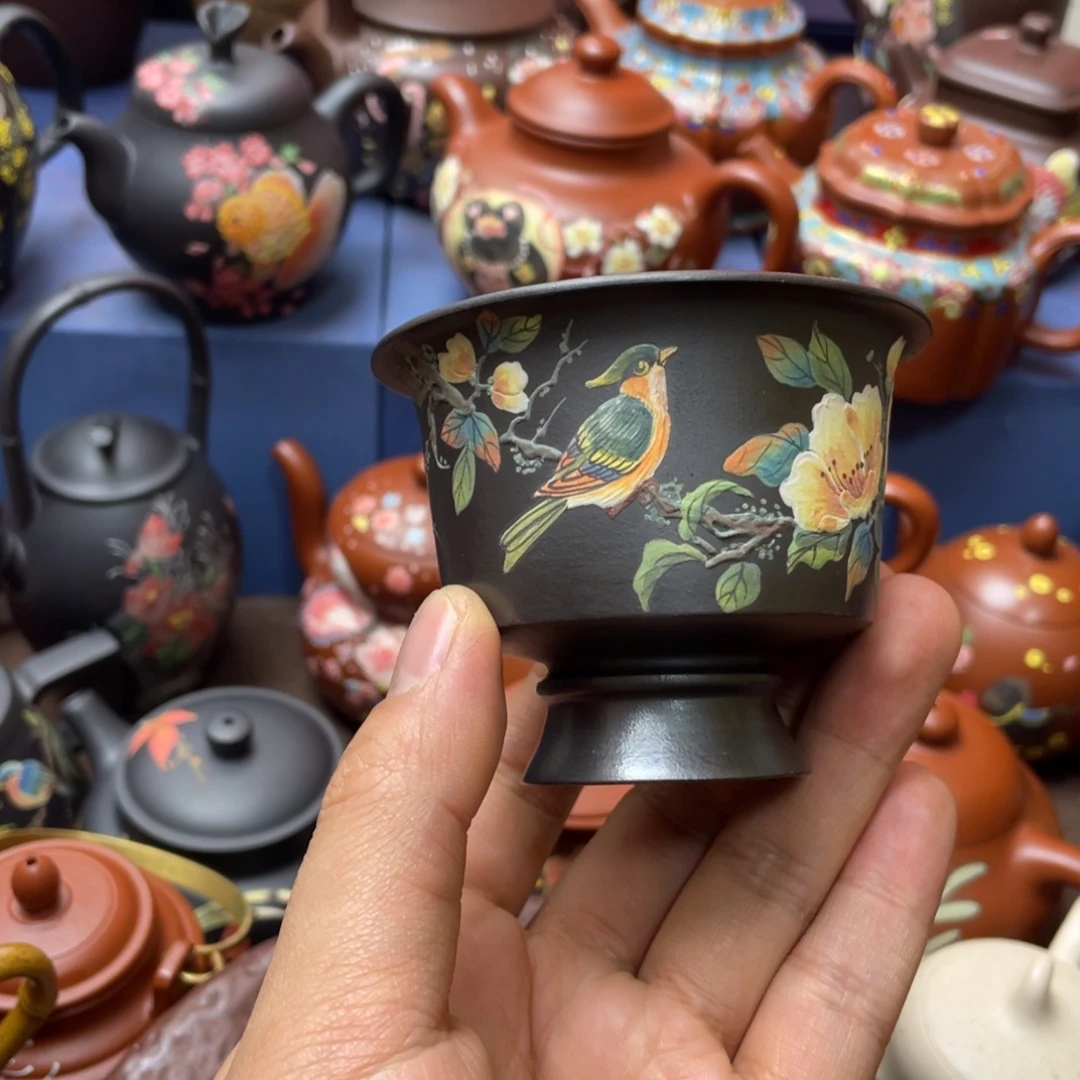 紫砂茶杯紫砂主人杯80cc