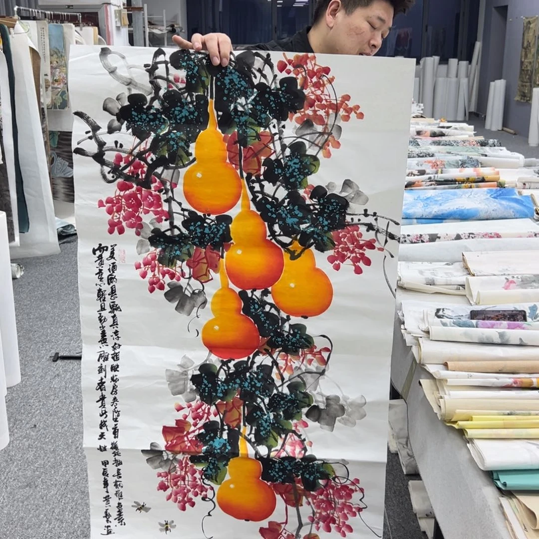 国画卖字画的小老板