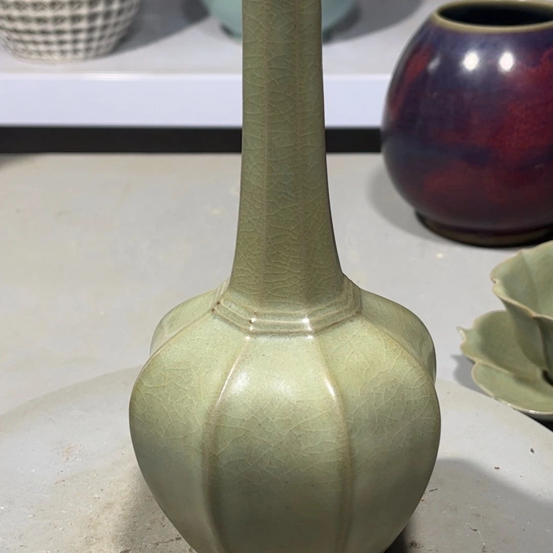 瓶乾****3汝窑瓷器品相完美