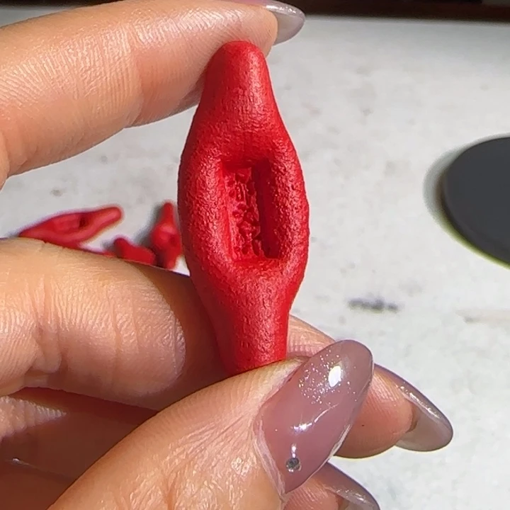 大红胭脂的小牙签墨