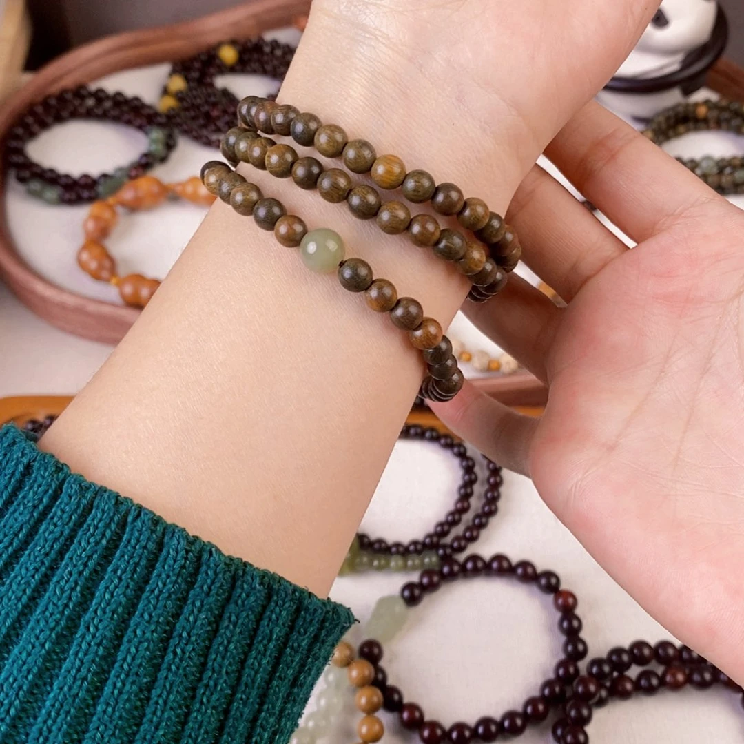 手串/手链维腊木（绿檀）