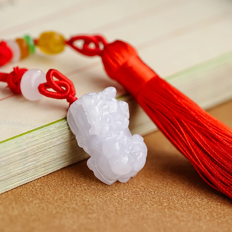 翡翠A货貔貅包挂车挂 多样性发货 穿绳-511691