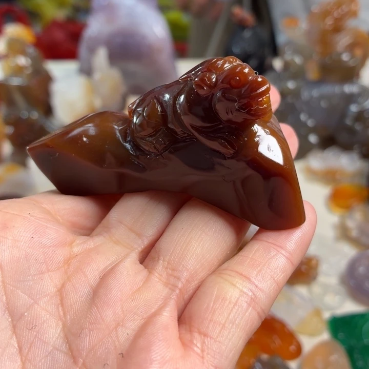 玛瑙/玉髓未镶嵌吊坠(不含链)