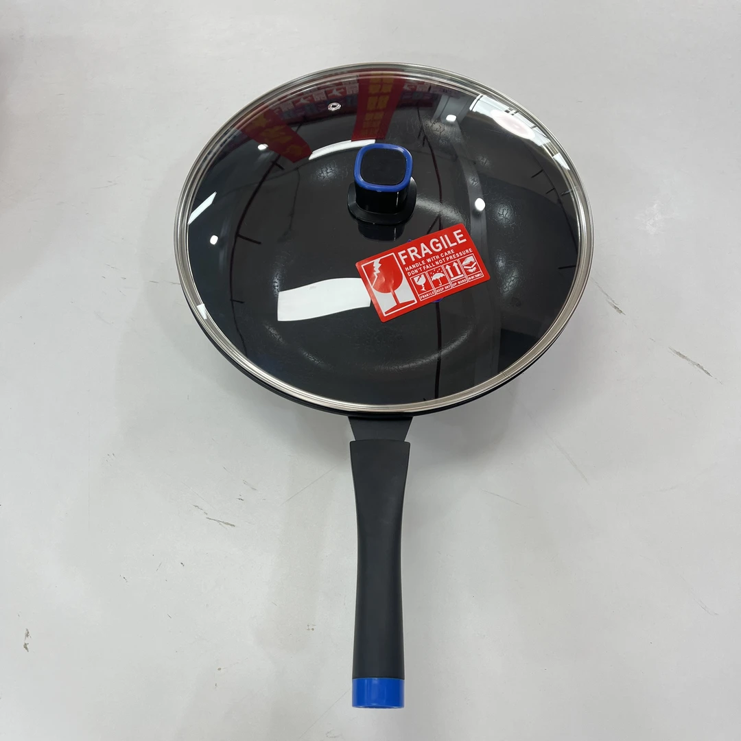 炒锅蓝钻不粘锅平底煎锅磁炉明火通用