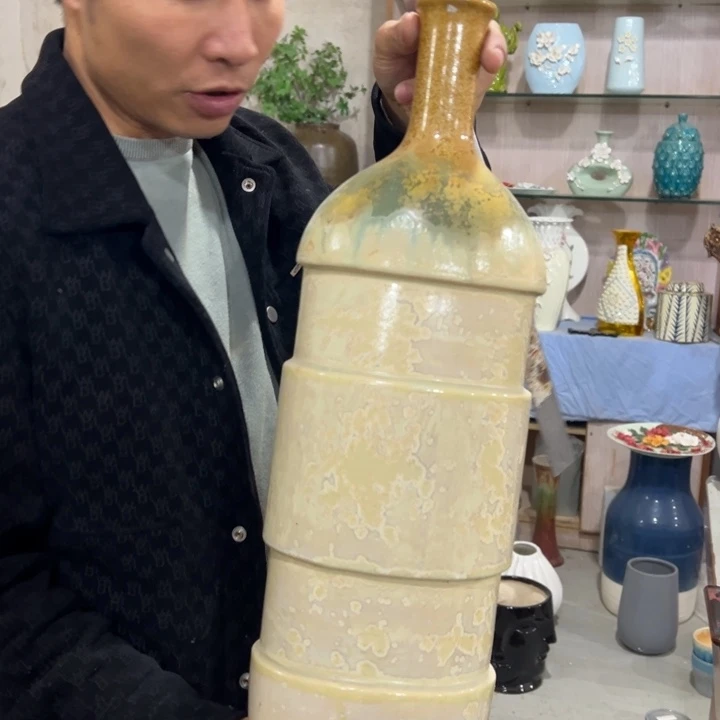 摆件高52口4公分微瑕捡漏