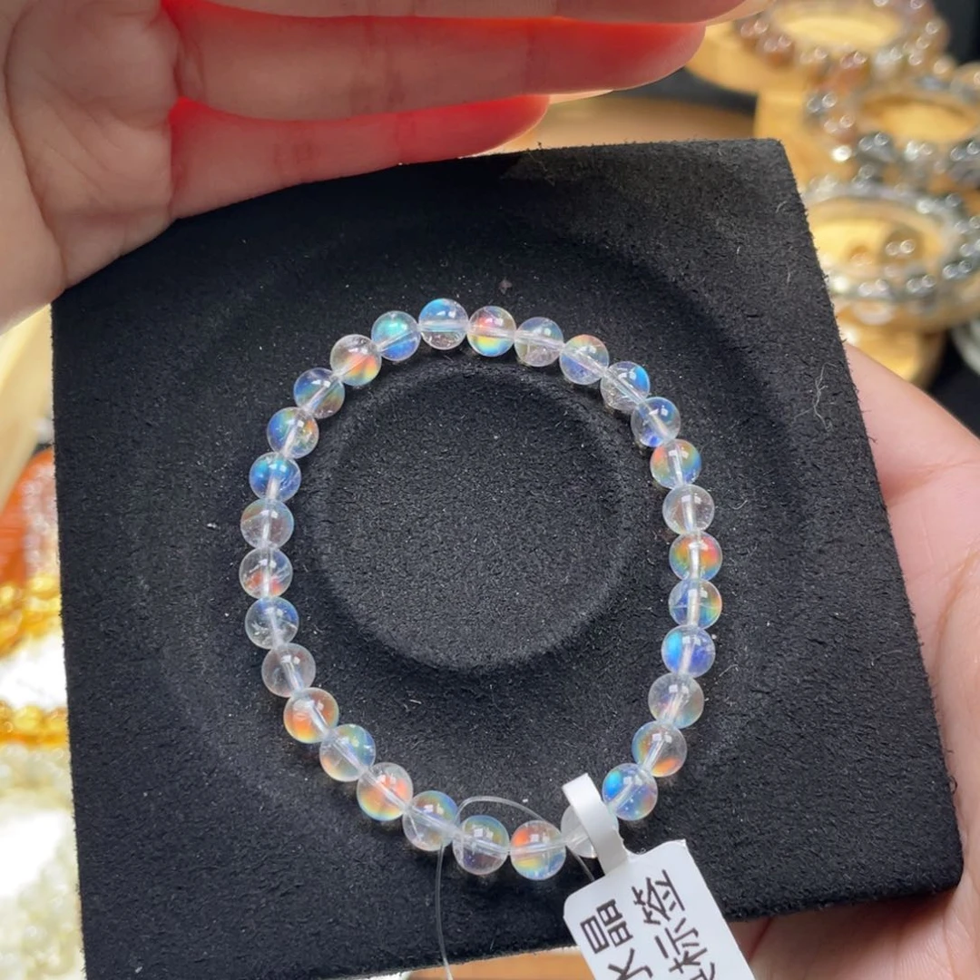 长石手串未镶嵌马岛蓝月光