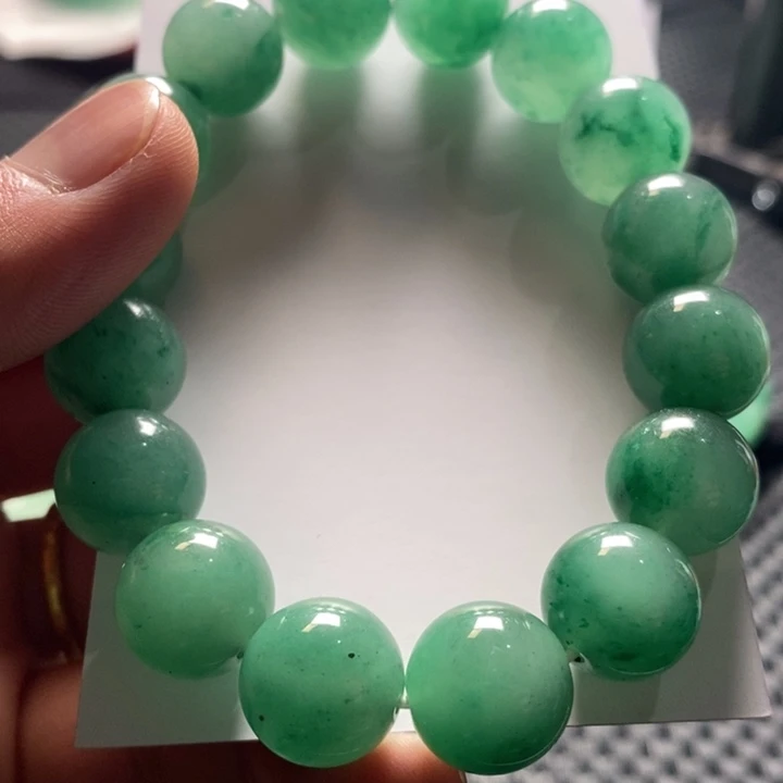 石英质玉手串未镶嵌天然非洲翠