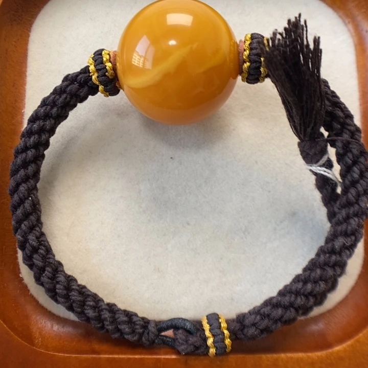 蜜蜡未镶嵌手绳蜜蜡