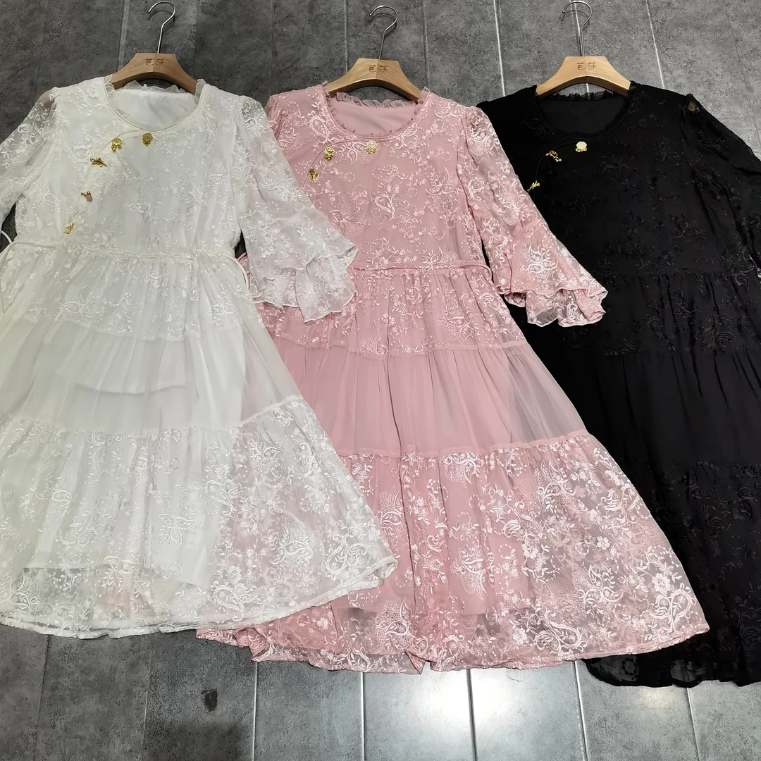 8122芭莎家桑蚕丝连衣裙