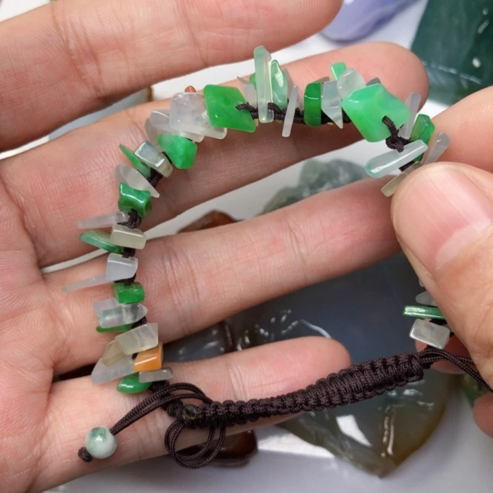 颈饰未镶嵌翡翠缅甸天然翡翠吊坠牌子珠子平安扣