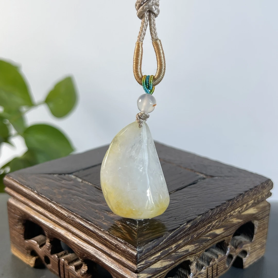 JYW04-27 天然缅甸A货翡翠  精品天然翡翠A货原石吊坠