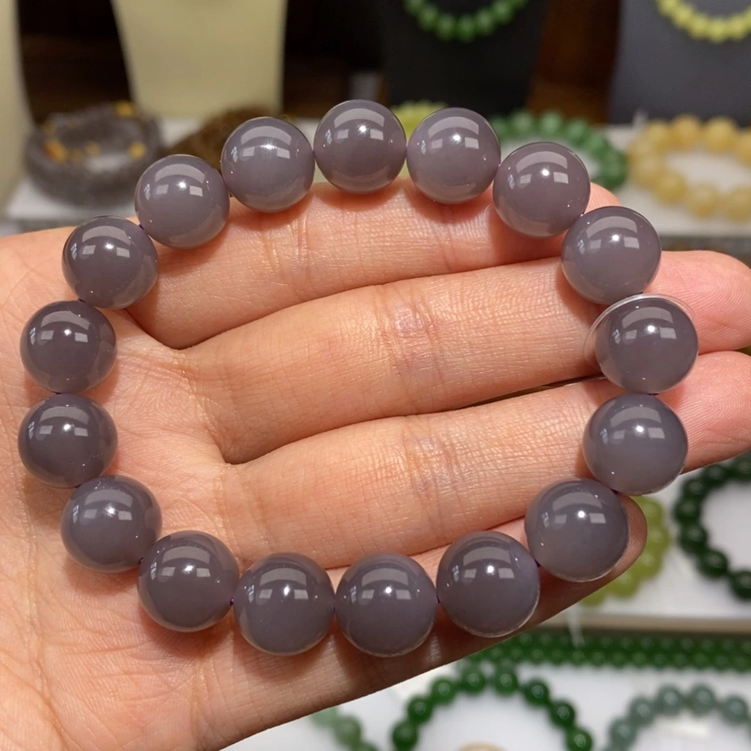 和田玉未镶嵌手串卡12