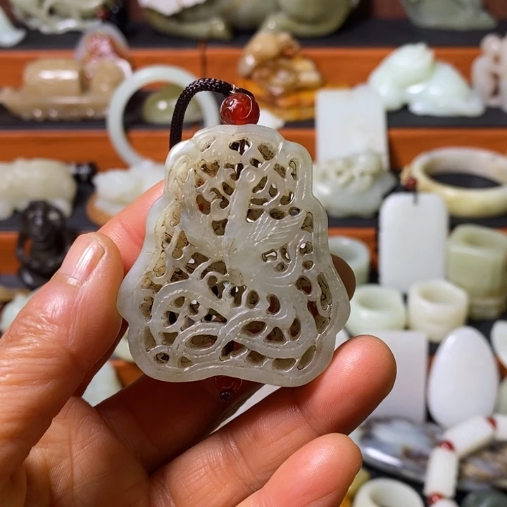 和田玉（青玉）未镶嵌颈饰