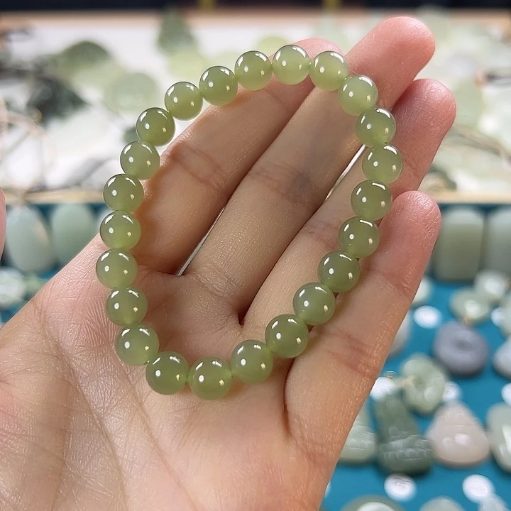 ****和田玉未镶嵌颈饰