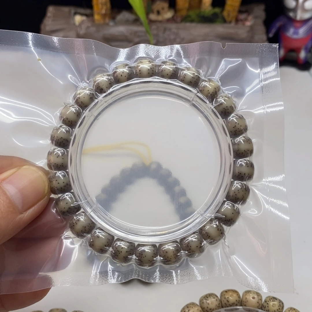 吊坠星月菩提9x8贯穿一线天留白