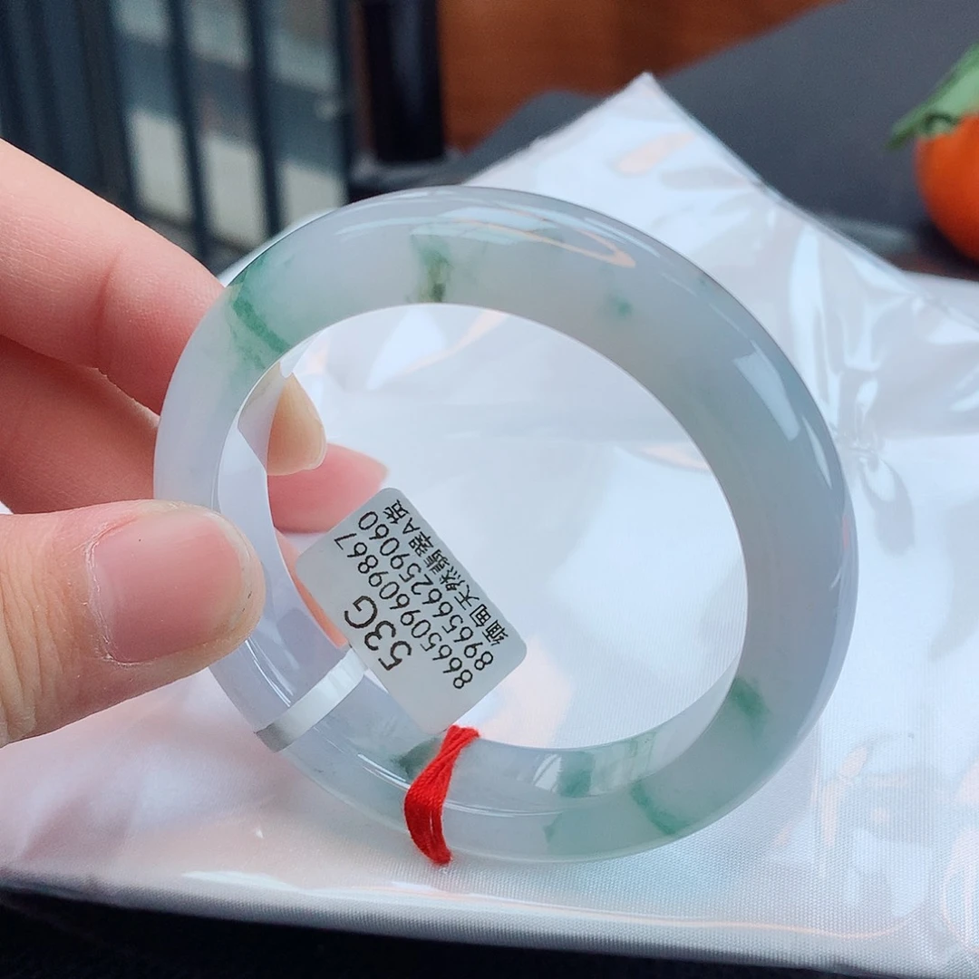 翡翠手镯未镶嵌天然缅甸翡翠A货手镯