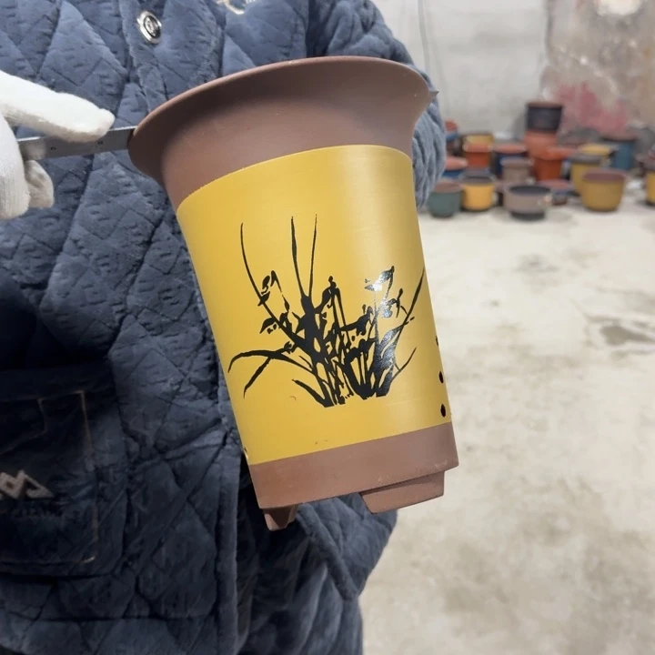 紫砂花盆紫砂花盆口径15