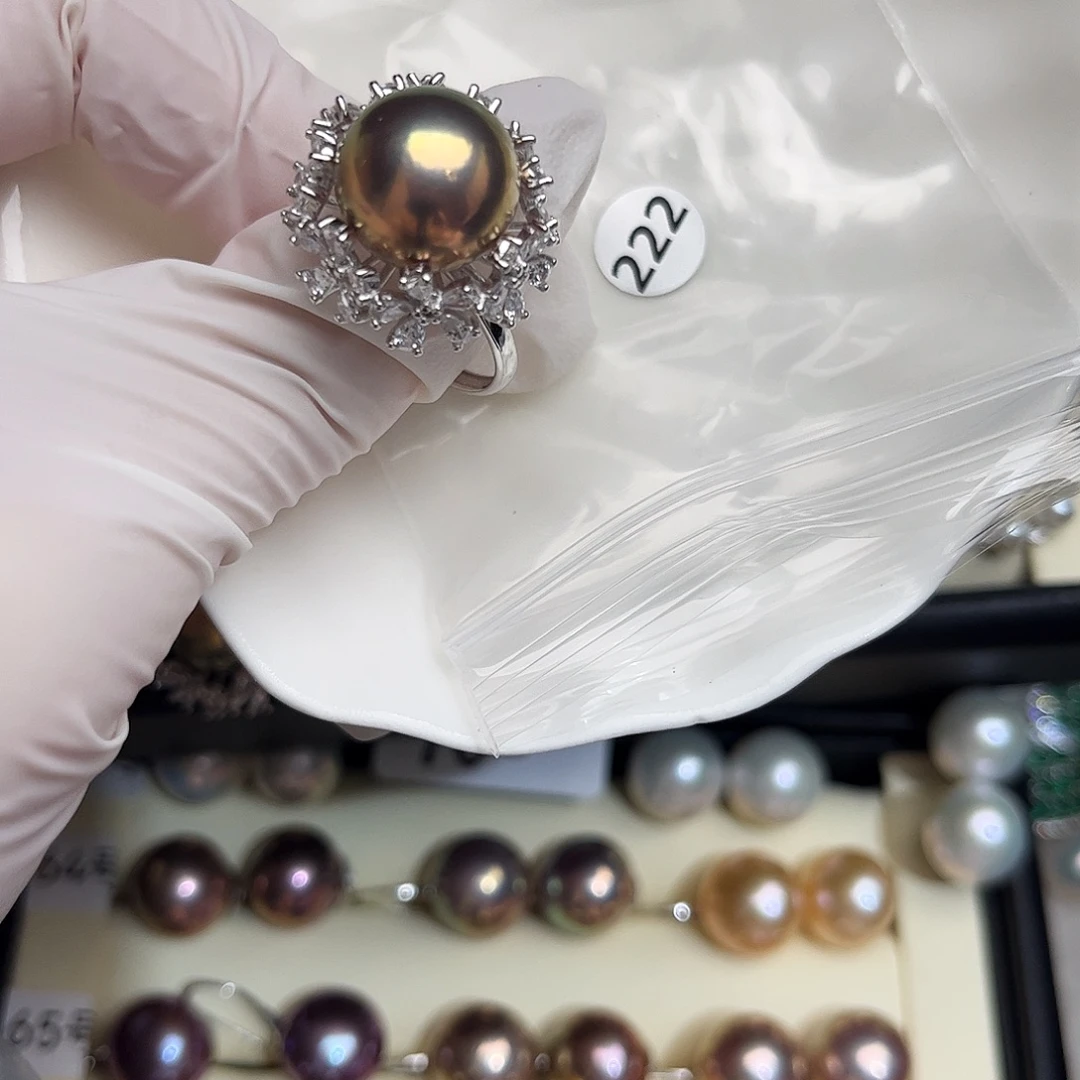 ＊***＊淡水珍珠银S925镶嵌戒指