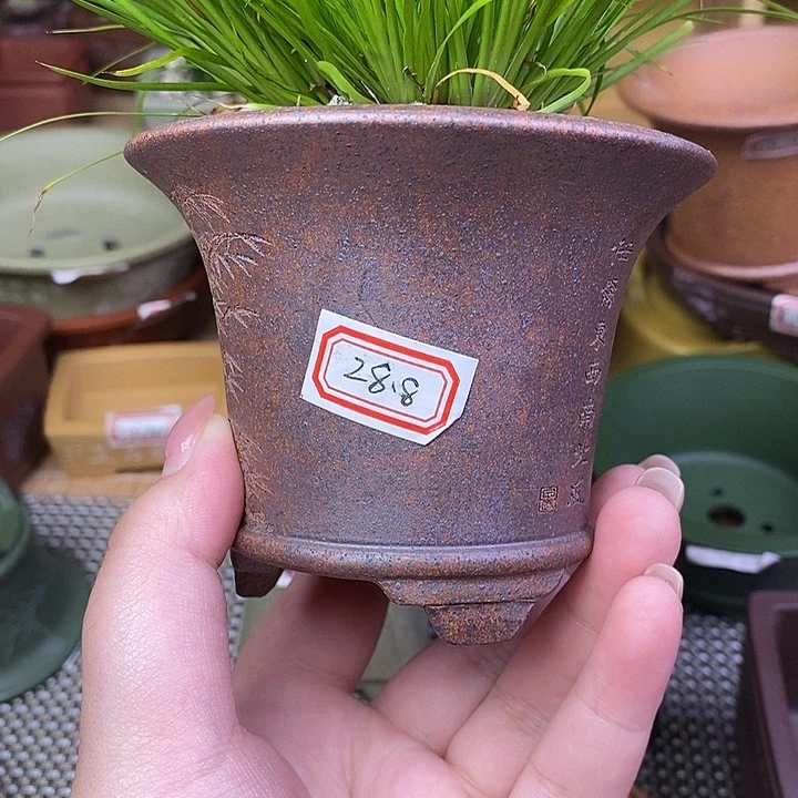 宜兴紫砂精品花盆
