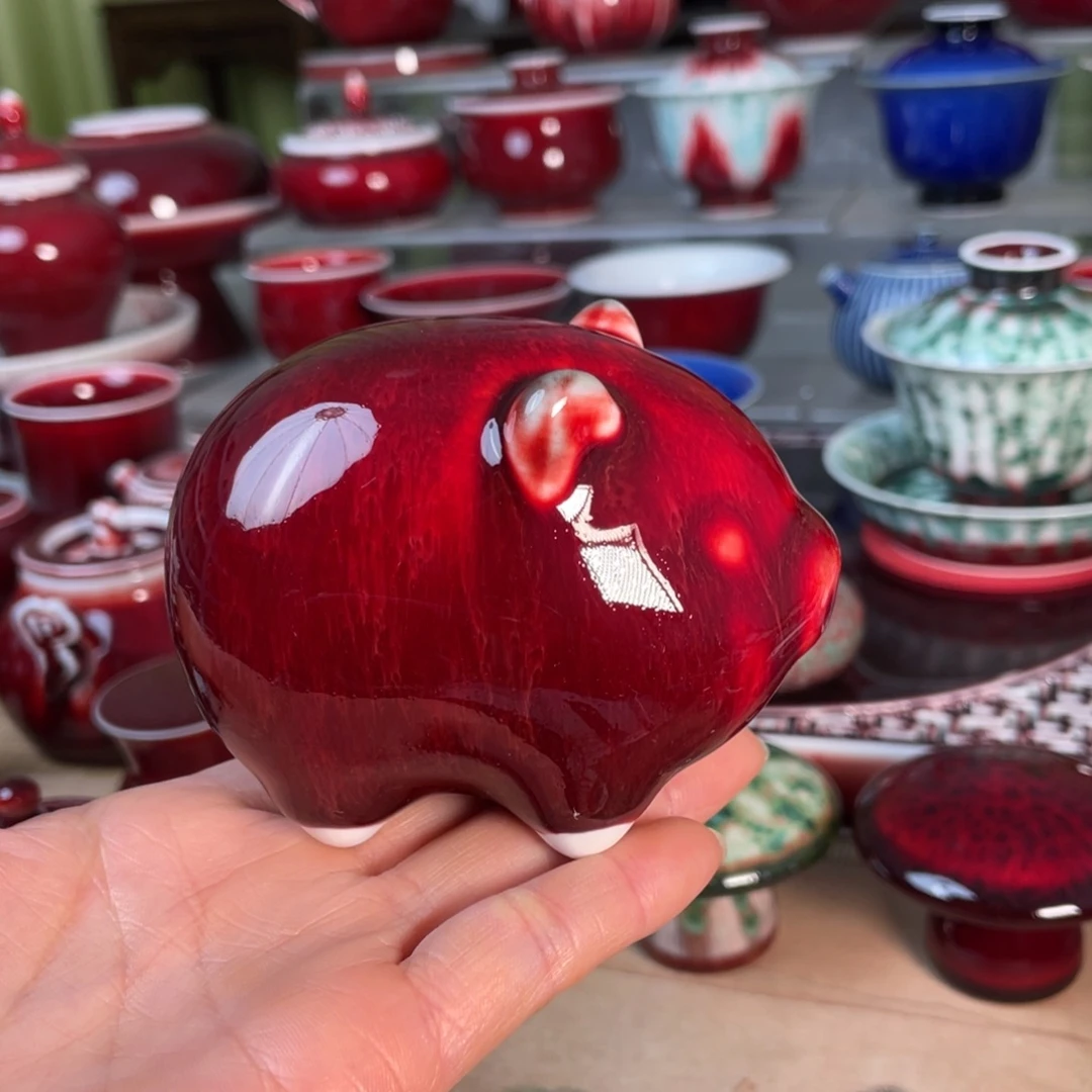 景德镇原矿釉茶宠